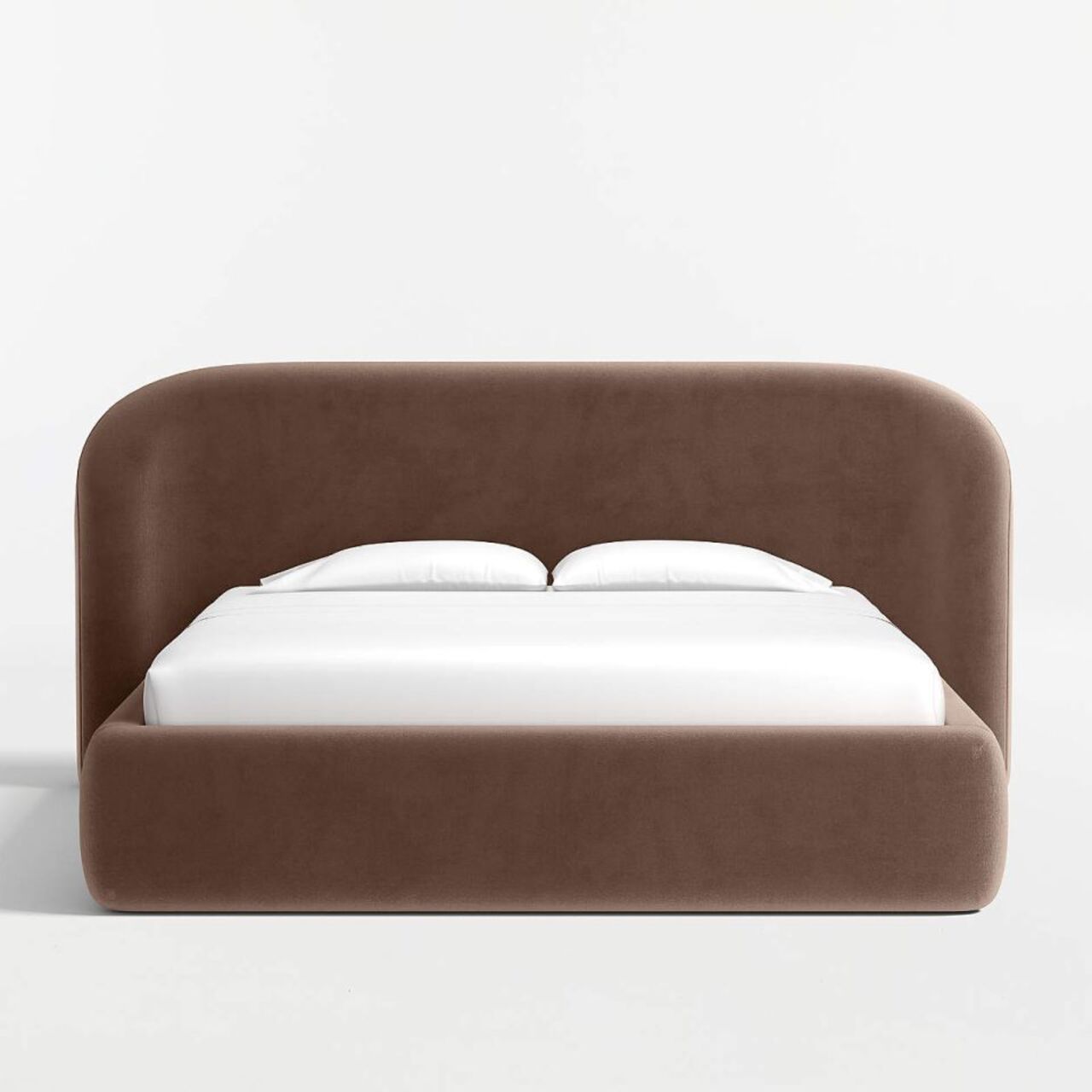 Adelaide Curved Upholstered King Bed