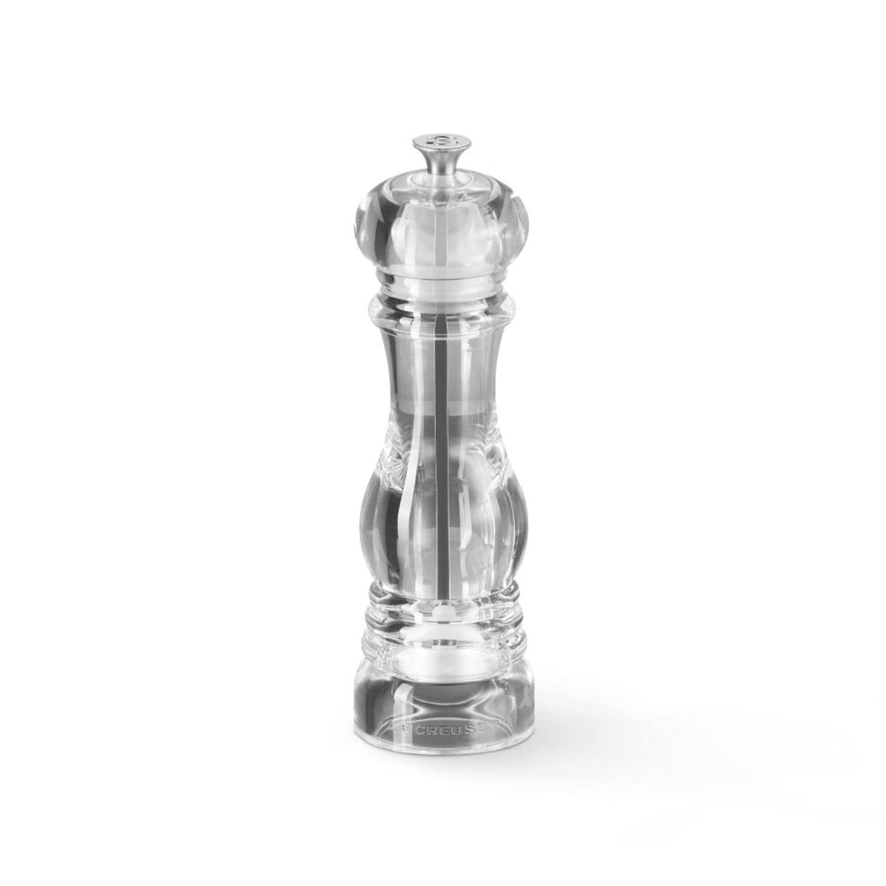 Le Cresuet Classic Salt Mill Clear Acrylic