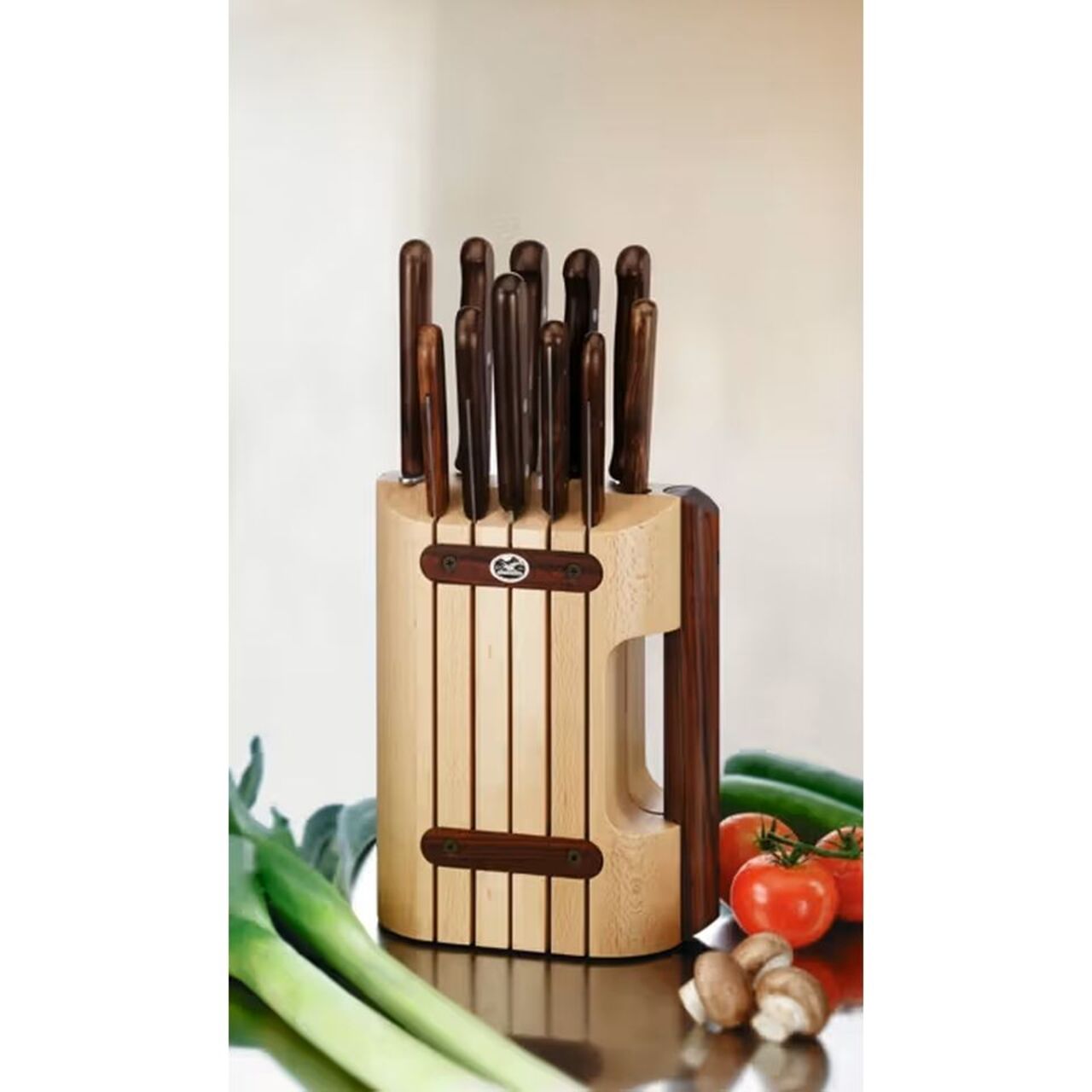 Victorinox Wood Cutlery Block, 11 pieces, 22 cm