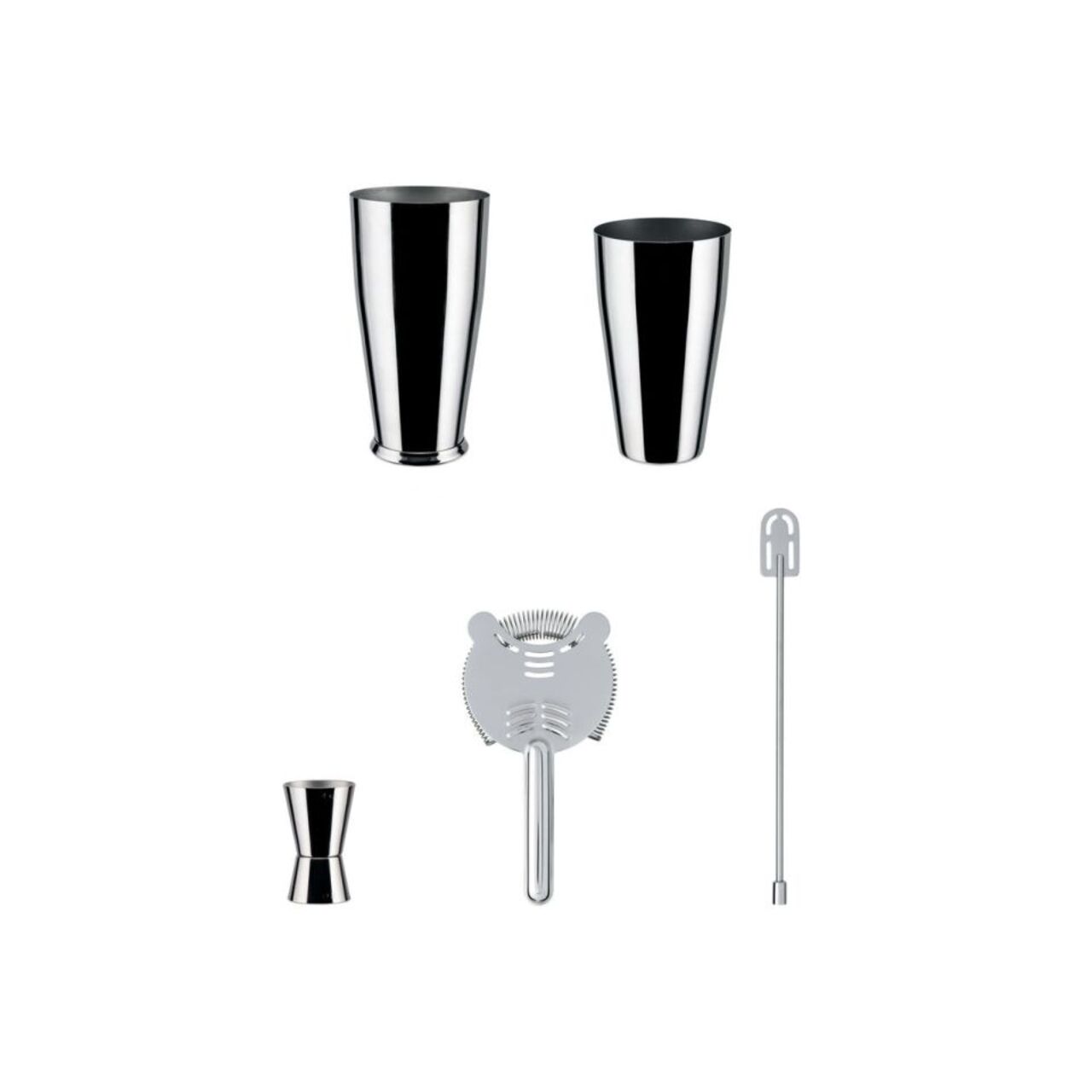 Alessi Set Shaker Boston Inox
