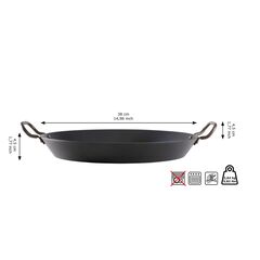 Skottsberg Carbon Steel Paella pan 38cm