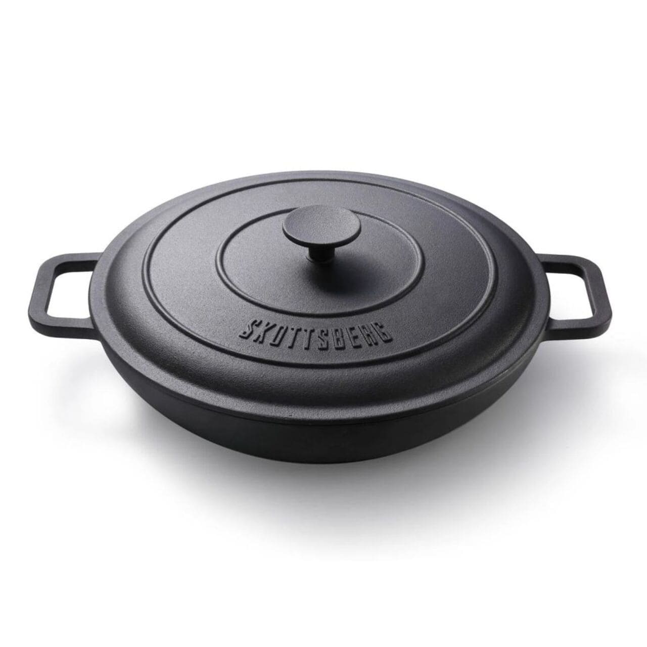 Skottsberg Cast Iron Braising pan 31.5cm round, with lid