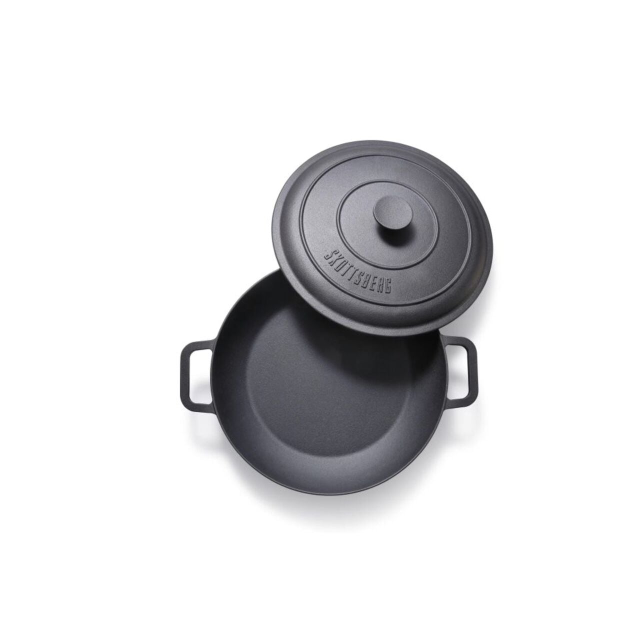 Skottsberg Cast Iron Braising pan 31.5cm round, with lid