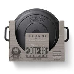 Skottsberg Cast Iron Braising pan 31.5cm round, with lid