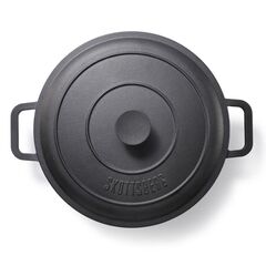 Skottsberg Cast Iron Round casserole 28cm round, with lid