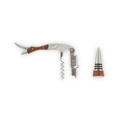 Le Creuset GS-190 Waiter's Corkscrew and Stopper Gift Set