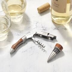 Le Creuset GS-190 Waiter's Corkscrew and Stopper Gift Set