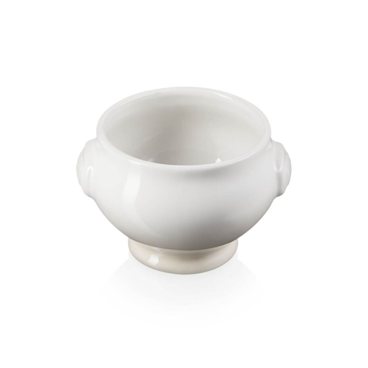 Le Creuset Stoneware Heritage Lion Head Soup Bowl Meringue
