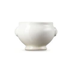 Le Creuset Stoneware Heritage Lion Head Soup Bowl Meringue