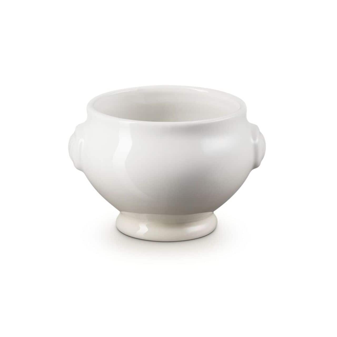 Le Creuset Stoneware Heritage Lion Head Soup Bowl Meringue