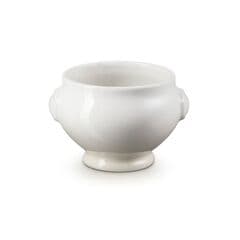 Le Creuset Stoneware Heritage Lion Head Soup Bowl Meringue