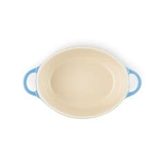 Le Creuset Stoneware Oval Petite Dutch Oven Marseille Blue