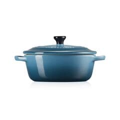 Le Creuset Stoneware Oval Petite Dutch Oven Deep Teal