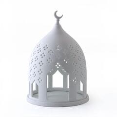 Dome Candle Holder Hikaya Collection in Porcelain