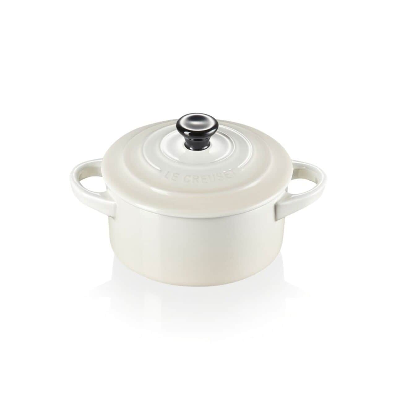 Le Creuset Stoneware Petite Round Dutch Oven 0.25 L Meringue
