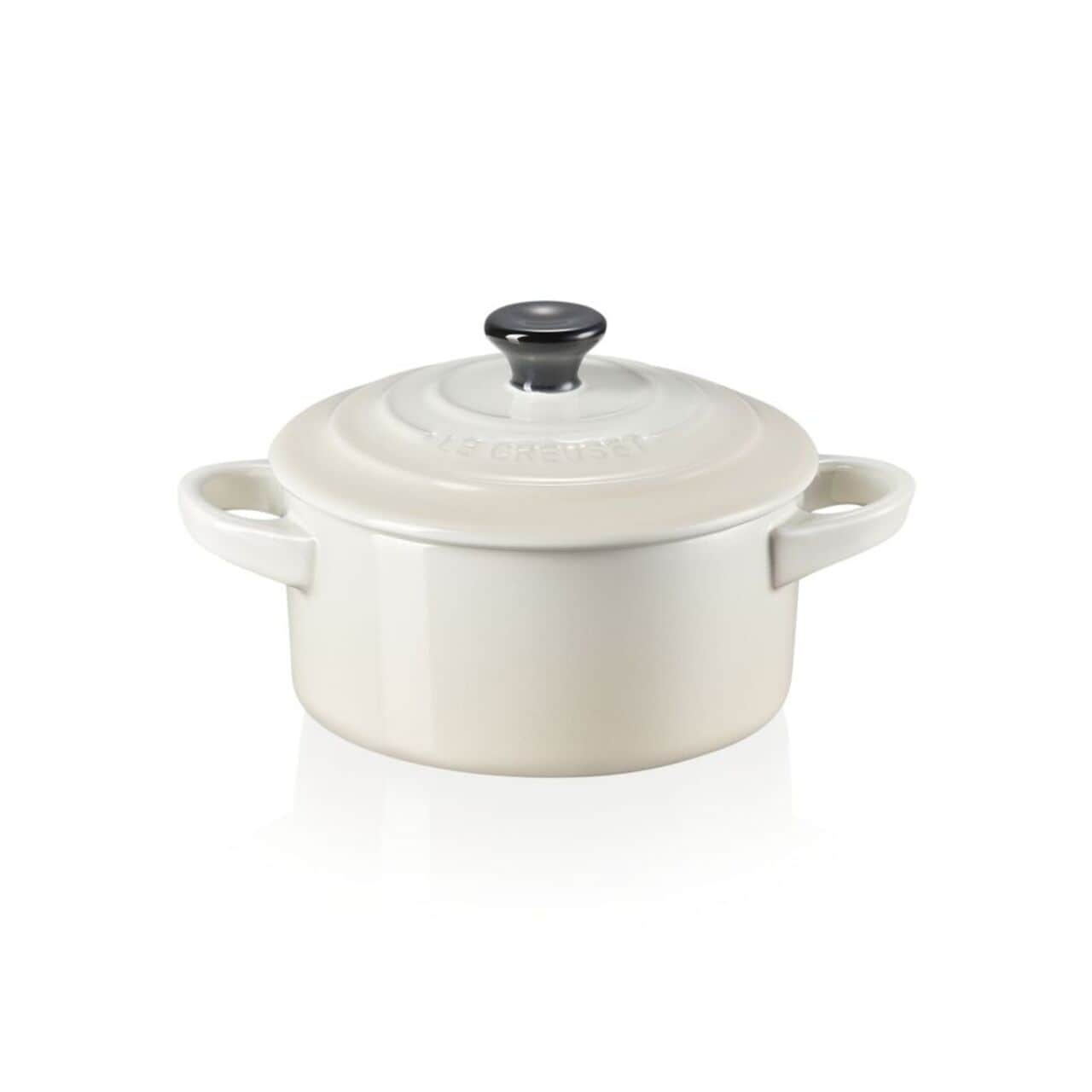 Le Creuset Stoneware Petite Round Dutch Oven 0.25 L Meringue