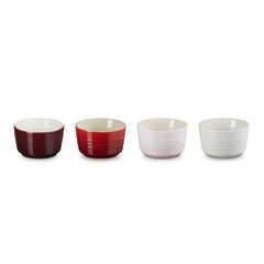 Le Creuset Stoneware Petits Fours Set of 4 Mini Ramekins