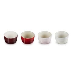 Le Creuset Stoneware Petits Fours Set of 4 Mini Ramekins