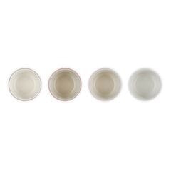 Le Creuset Stoneware Petits Fours Set of 4 Mini Ramekins