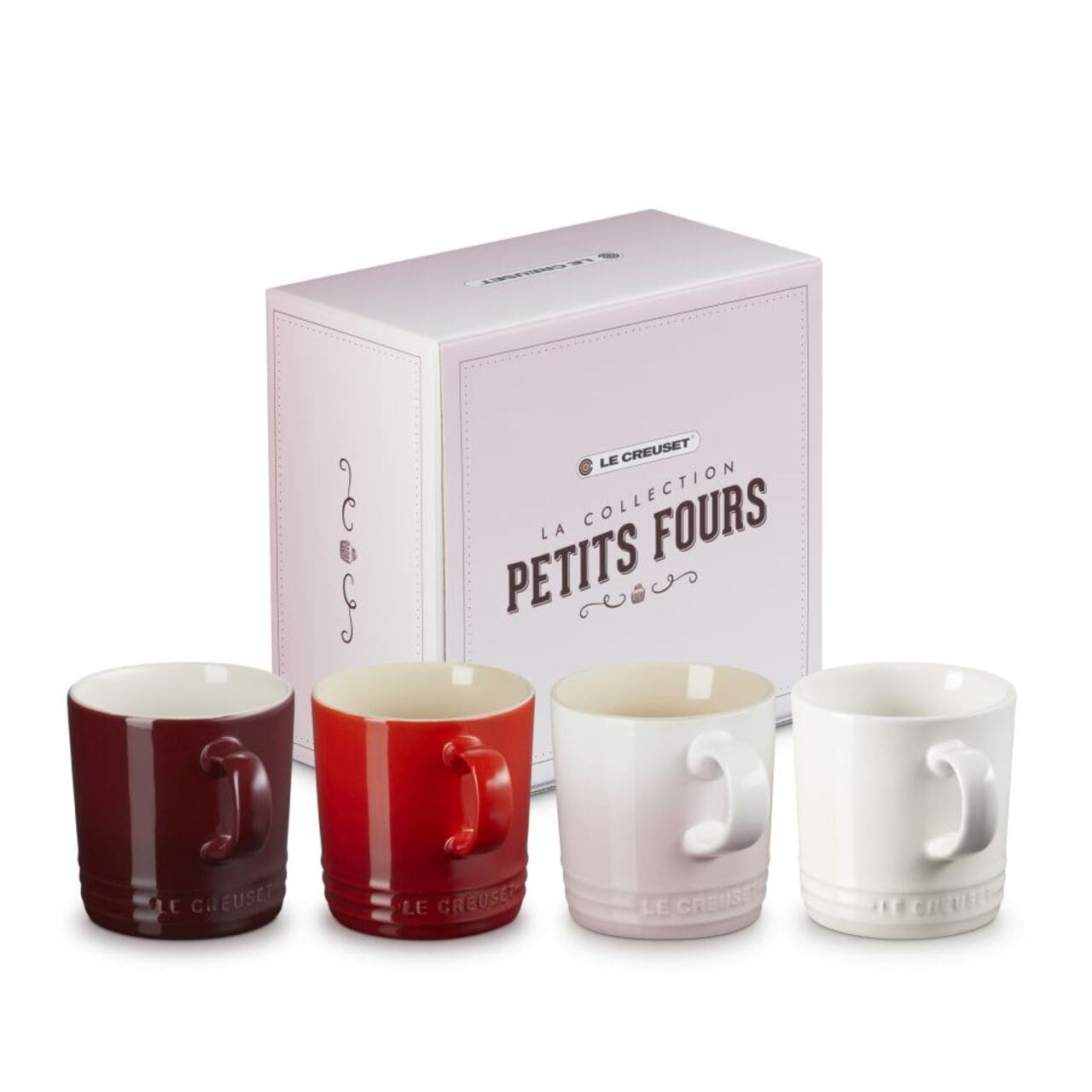 Le Creuset Stoneware Petits Fours Set of 4 Mugs