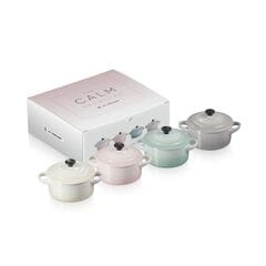 Le Creuset Stoneware Calm Collection Set of 4 Mini Cocottes