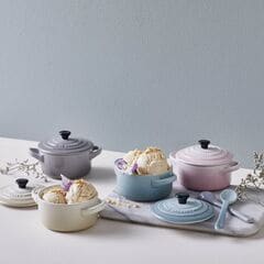 Le Creuset Stoneware Calm Collection Set of 4 Mini Cocottes
