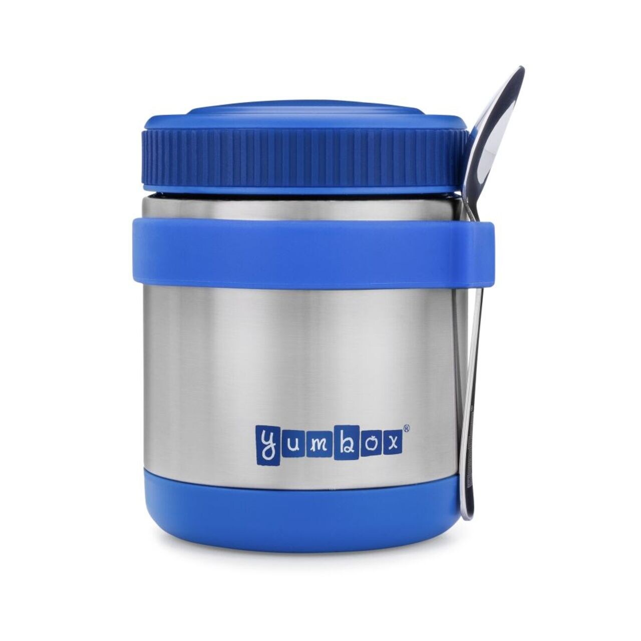 Yumbox Thermal Jar Neptune Blue spoon combo