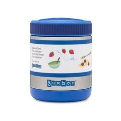 Yumbox Thermal Jar Neptune Blue spoon combo