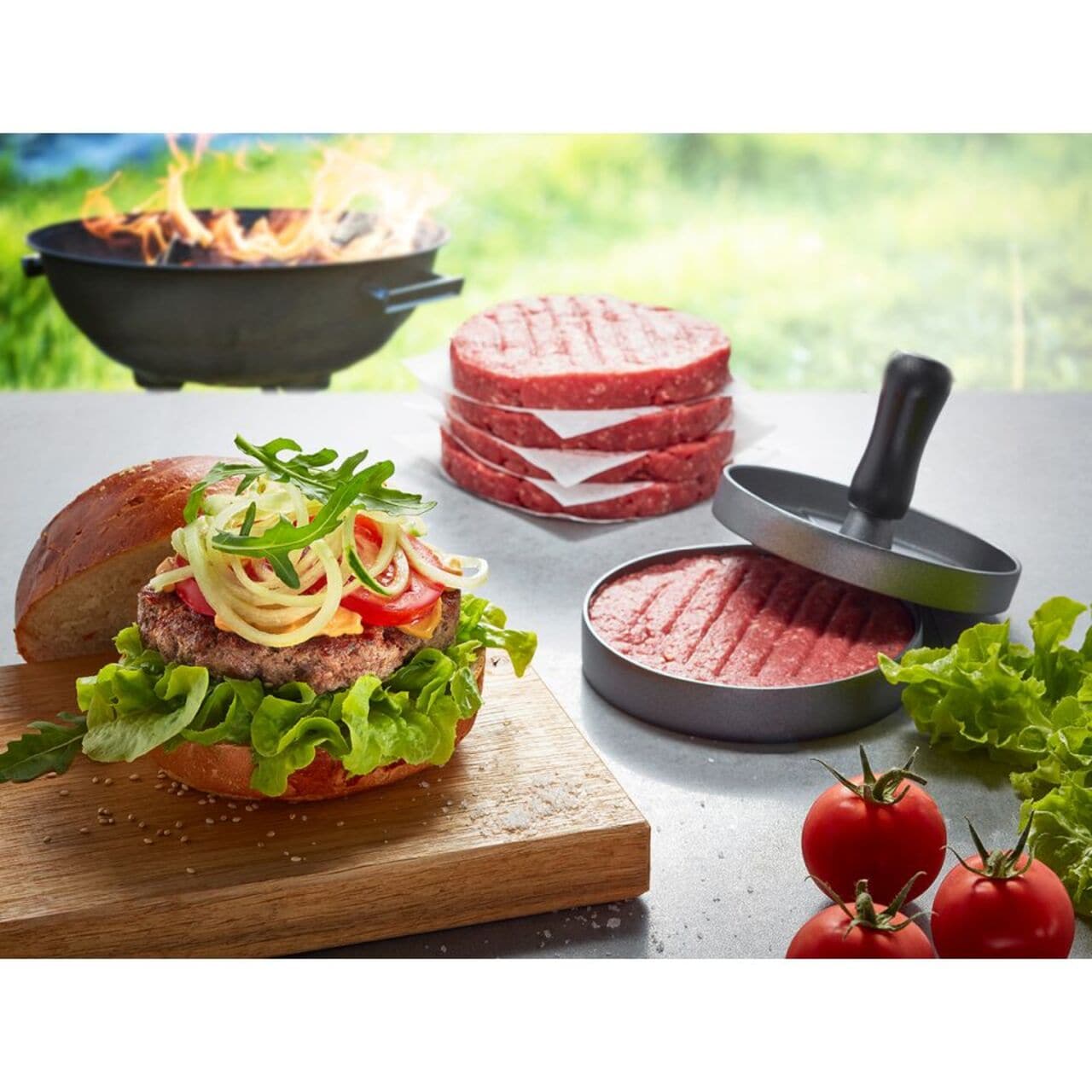 GEFU Hamburger press