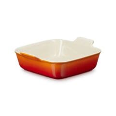 Le Creuset Stoneware Heritage Square Dish 23cm Volcanic