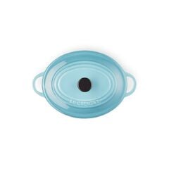 Le Creuset Stoneware Oval Petite Dutch Oven Teal