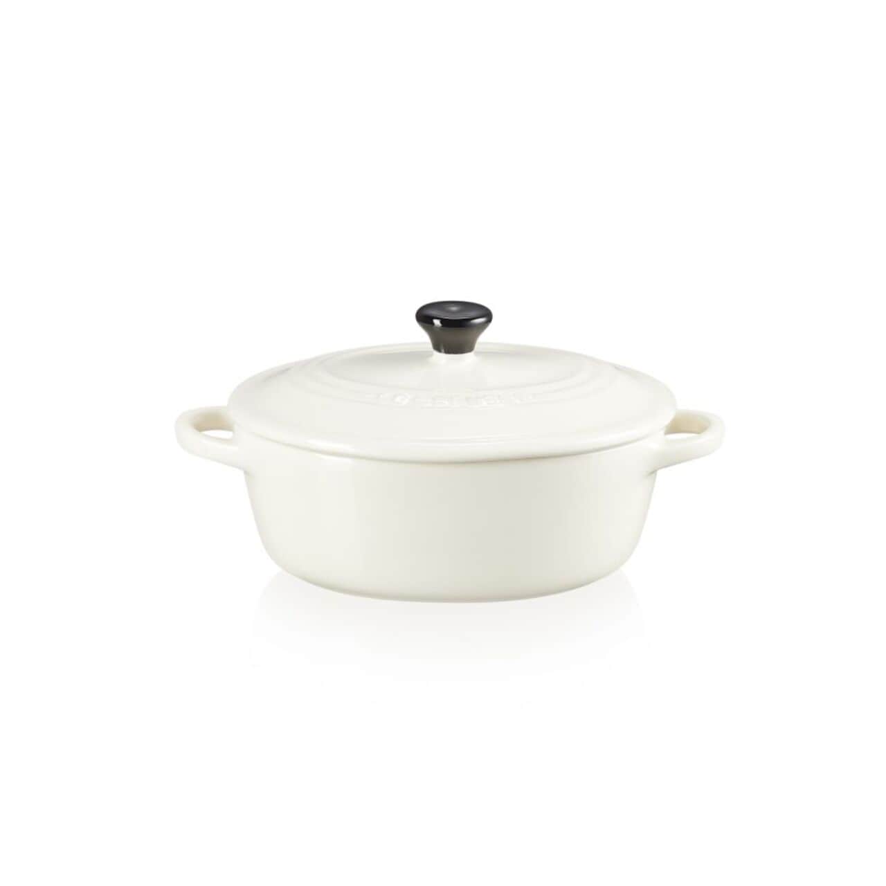 Le Creuset Stoneware Oval Petite Dutch Oven Crème