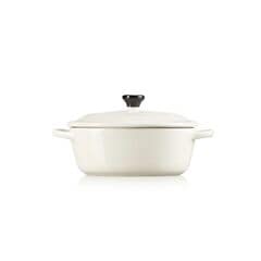 Le Creuset Stoneware Oval Petite Dutch Oven Crème