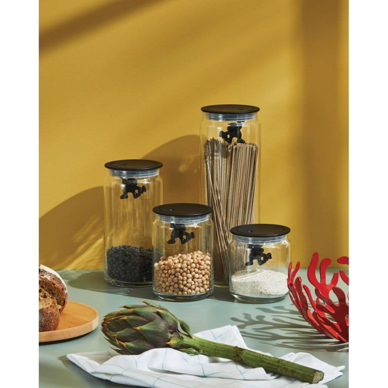 Alessi Gianni Glass Jar 2L