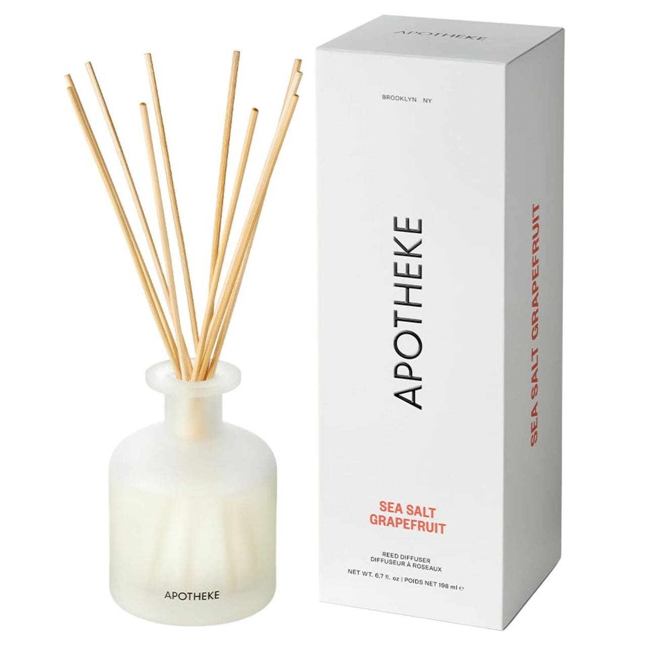 Apotheke Sea Salt Grapefruit Reed Diffuser