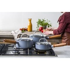GreenPan Mayflower Pro 6pc Non-Stick Ceramic Cookware set - Grey