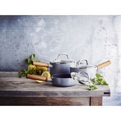 GreenPan Mayflower Pro 6pc Non-Stick Ceramic Cookware set - Grey