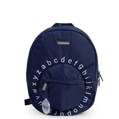 Childhome Navy White Kids School Backpack ABC