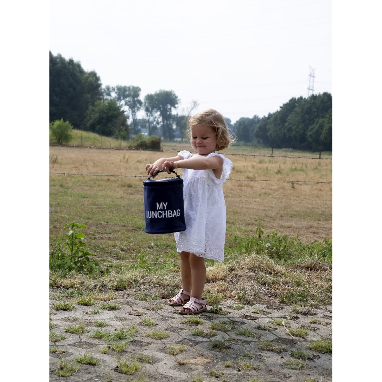 Childhome Navy White My Lunch Bag