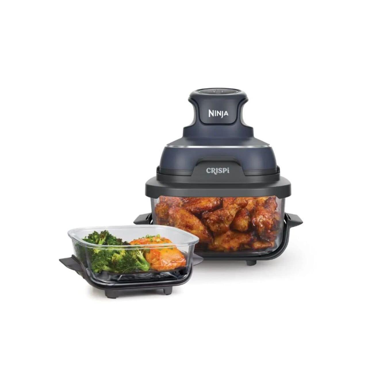 Ninja Crispi 4-in-1 Portable Glass Air Fryer-Cyberspace