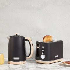 Haden Dorchester Bundle Kettle + Toaster - Matte Black