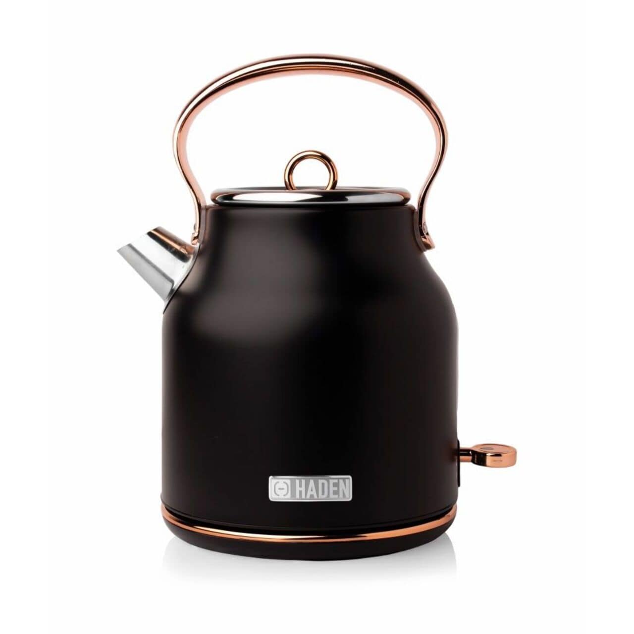 Haden Heritage Bundle Kettle + Toaster - Black & Copper