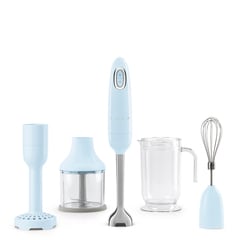 SMEG Hand Blender With Accessories Pastel Blue