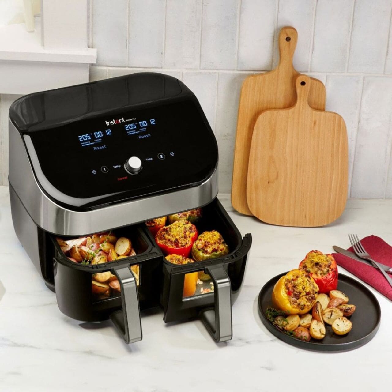 Instant Vortex Plus Dual ClearCook Air Fryer, 8L