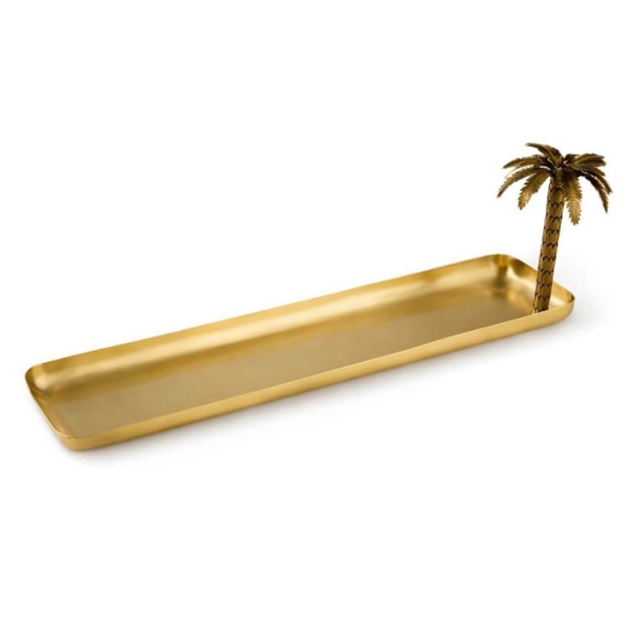 Zarina Palm Tray Gold - Long