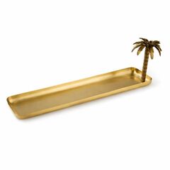 Zarina Palm Tray Gold - Long