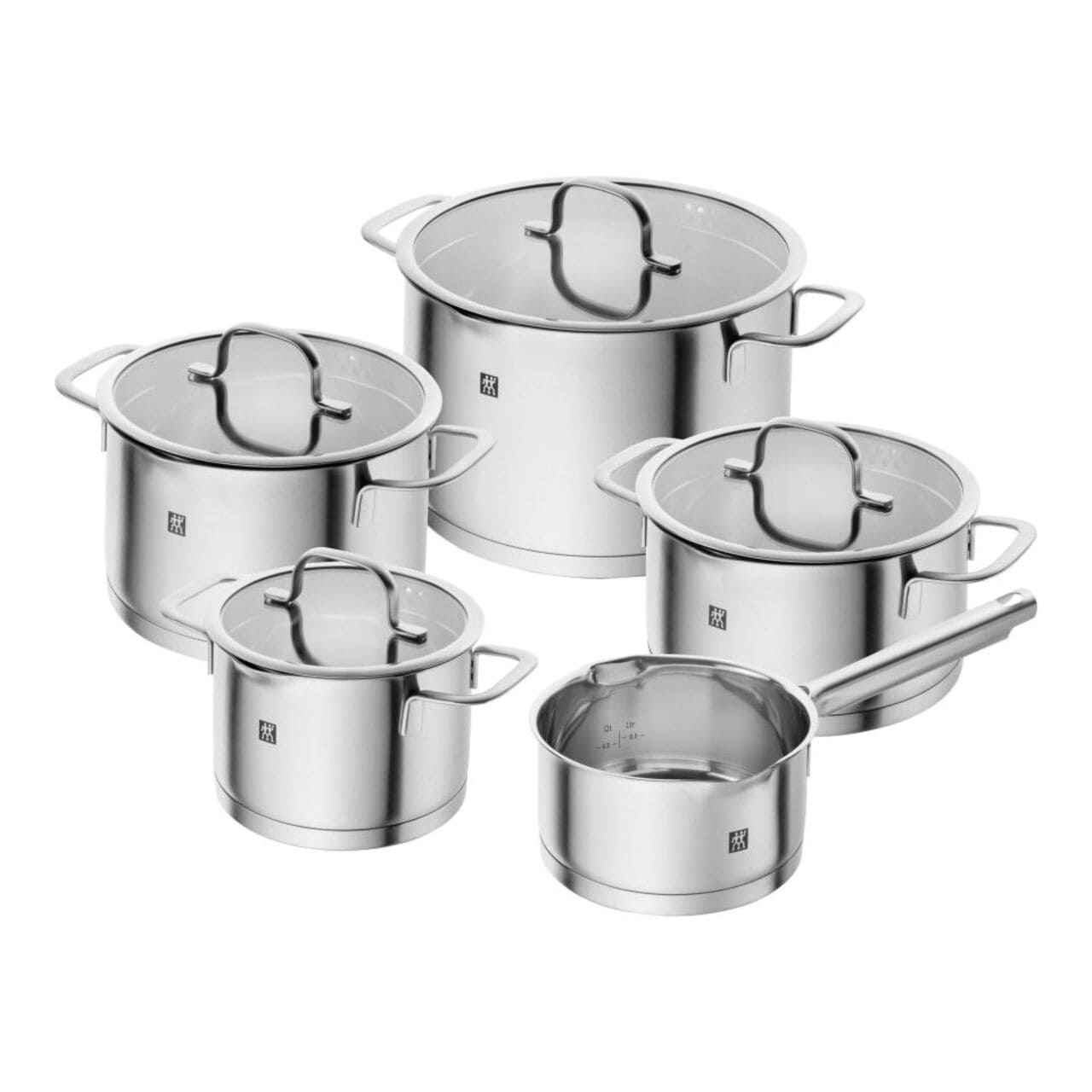 Zwilling TrueFlow 9 Piece Cookware Set 9 Piece, stainless steel