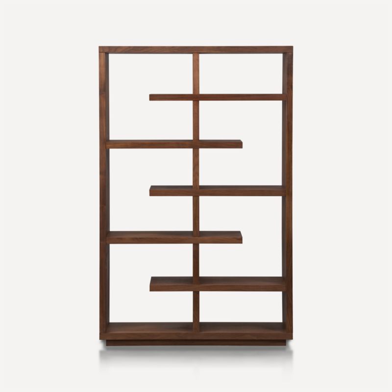bookcases-&-shelves-19745 ElevateWalnutBookcaseF10_CN